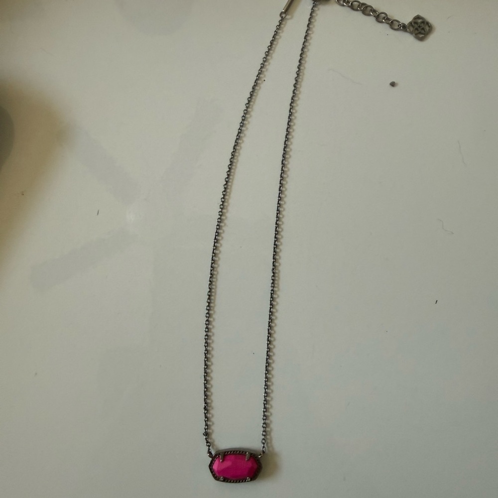 Kendra Scott Pink Pendant Necklace